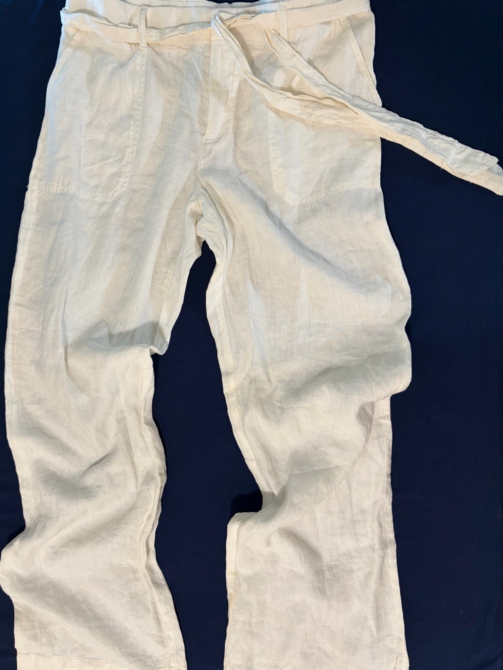 Banana Republic Women’s Linen Pant with belt. Stylish Comfort. Sz 8 NWT